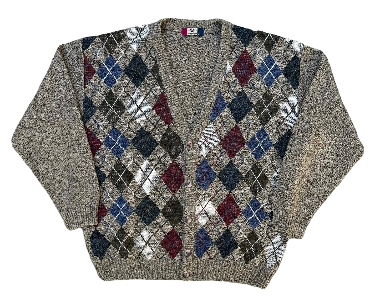 Vintage Button Down Knit Sweater