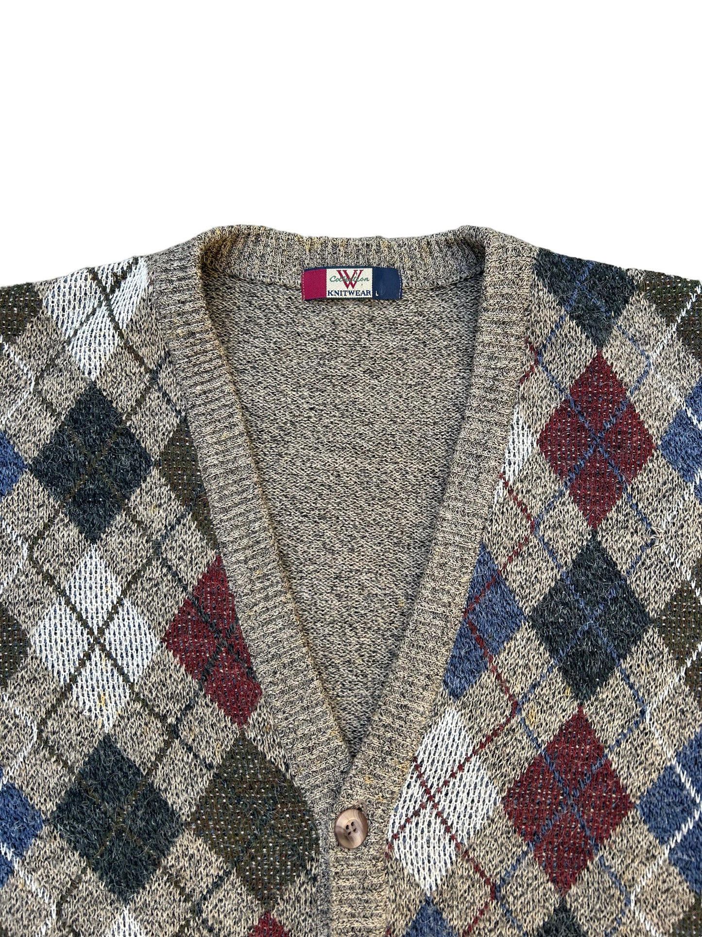 Vintage Button Down Knit Sweater