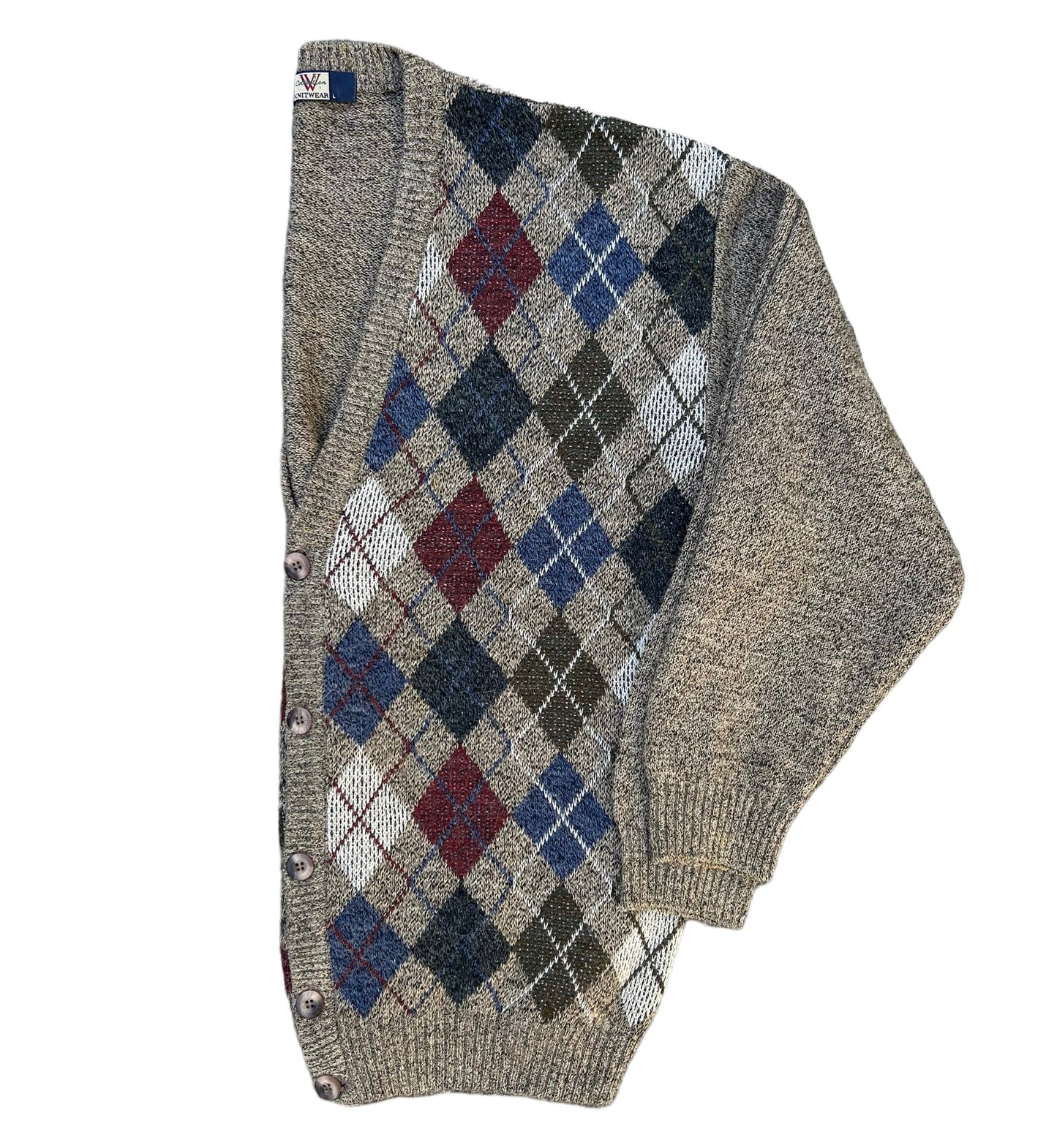 Vintage Button Down Knit Sweater