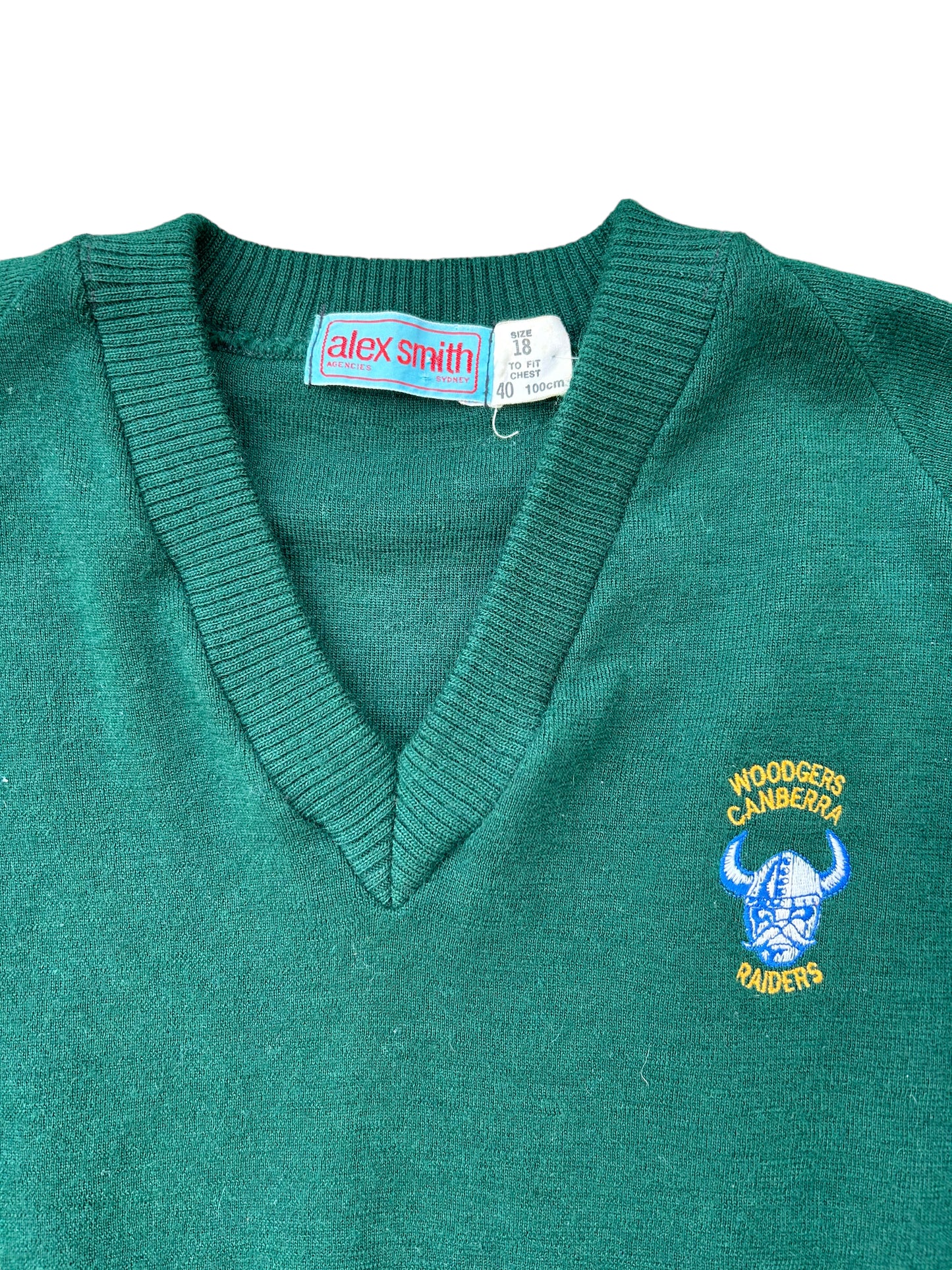 1989 Canberra Raiders Knit Sweater