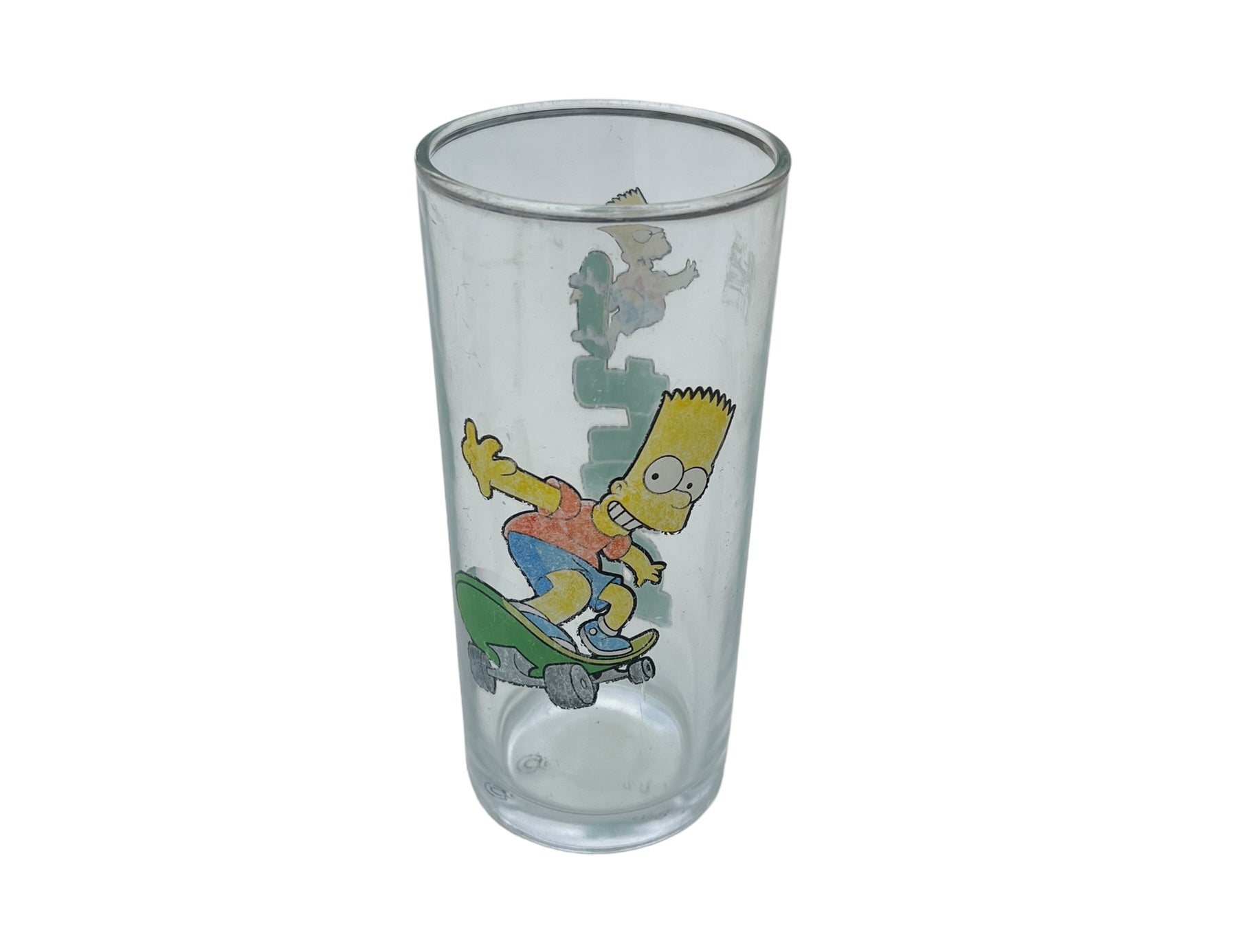 Vintage Bart Simpson Glass