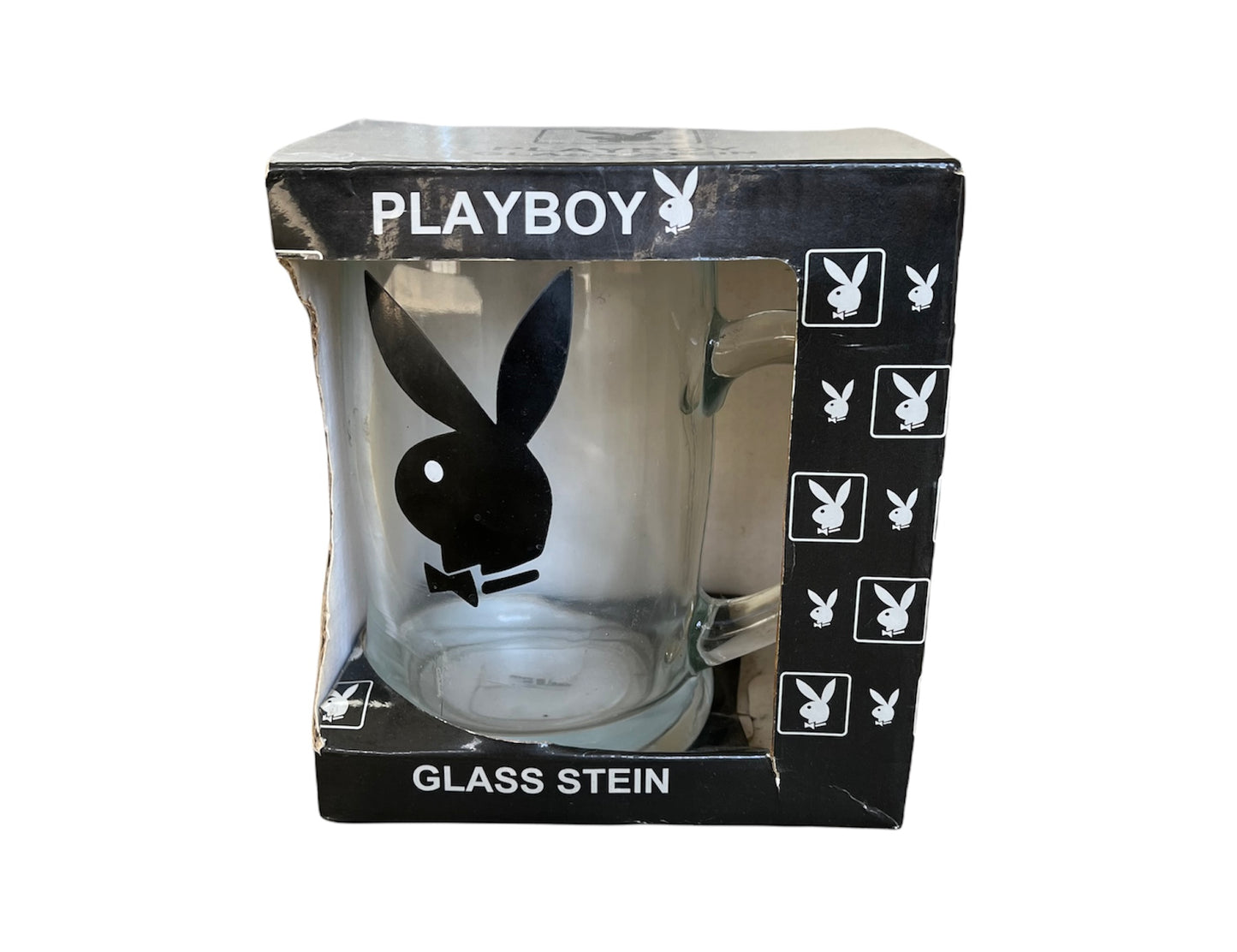 Playboy Glass Stein
